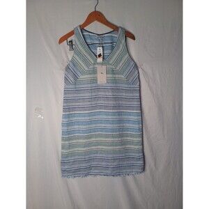 TOMMY BAHAMAS stripe m8cronesia‎ linen shift dress